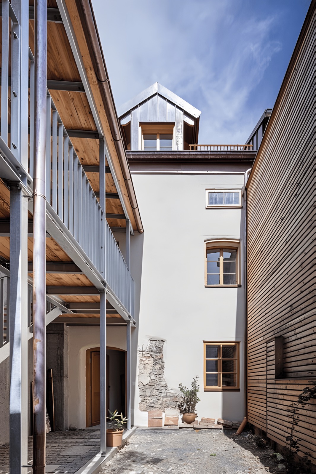 Anbau im Innenhof